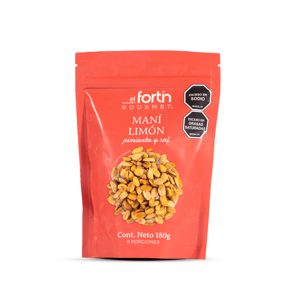 Maní Limón Pimienta 180gr El Fortín Gourmet - 1