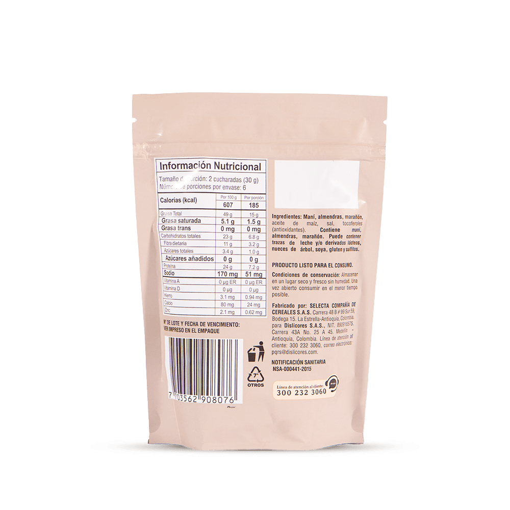 Mix de Nueces 180gr El Fortín Gourmet - 2