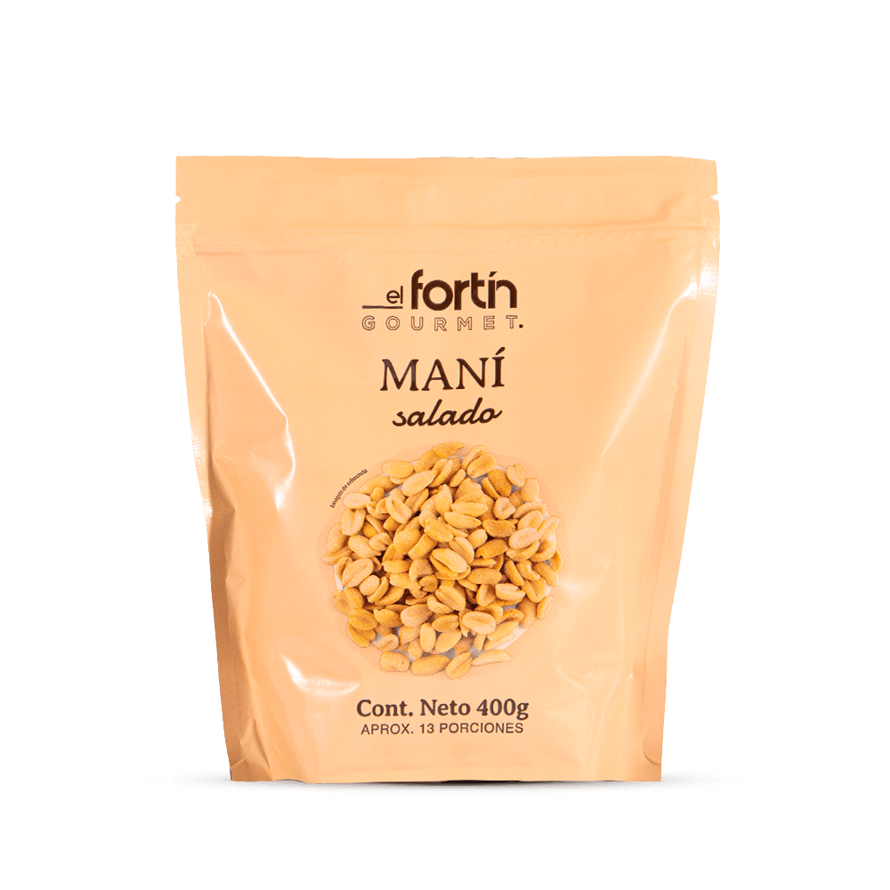 Maní Salado 400gr El Fortín Gourmet - 1