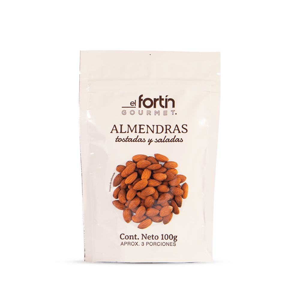 Almendras Tostadas y Saladas 100Ggr El Fortín Gourmet - 1
