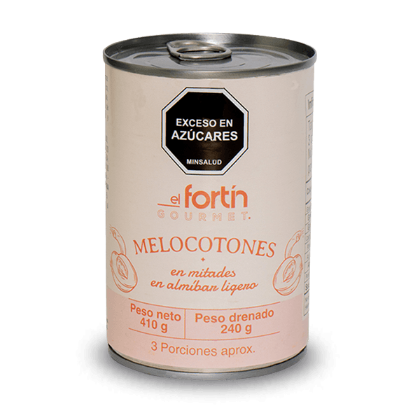 Melocoton en mitades El Fortín  410 GR - 1