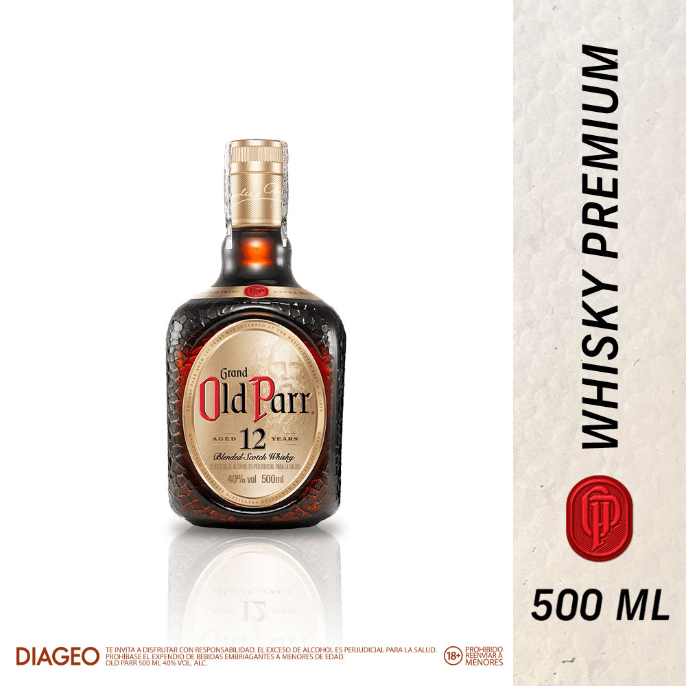 Whisky Old Parr 12 Años Blended 500 ml - 2