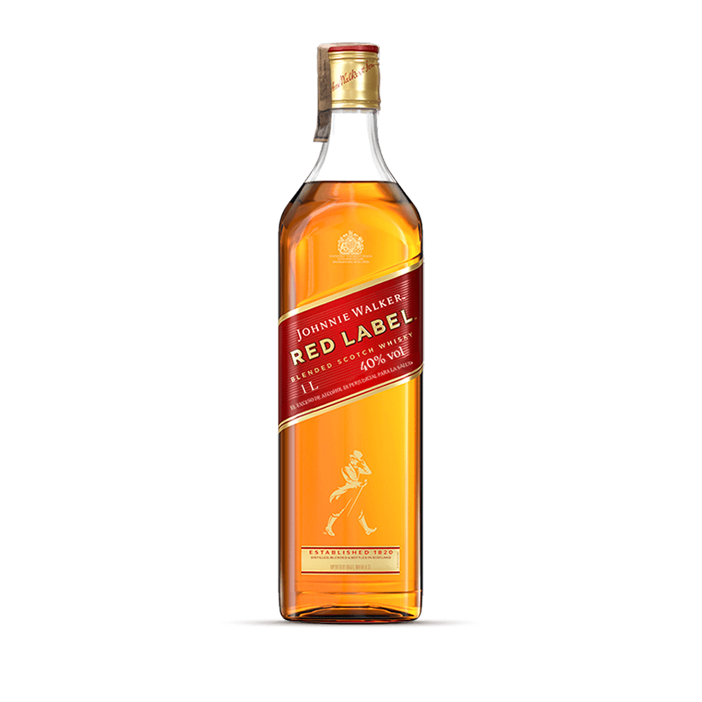 Whisky Johnnie Walker Red Label Blended Litro - 1