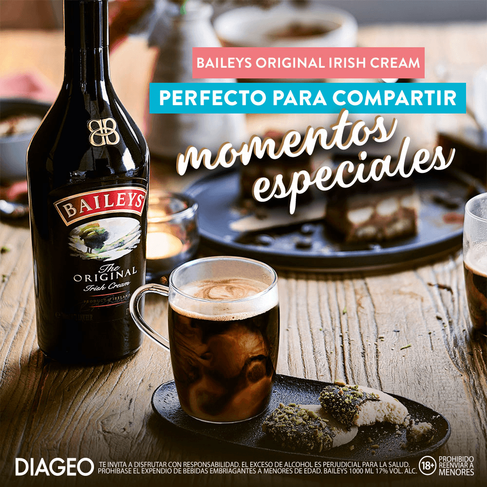Crema De Whisky Baileys Original Litro Irlandesa - 3