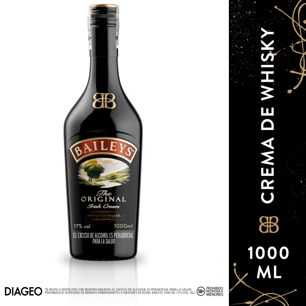 Crema De Whisky Baileys Original Litro Irlandesa - 2
