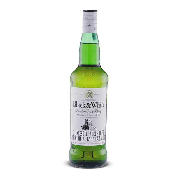 Whisky Black and White Blended - 1