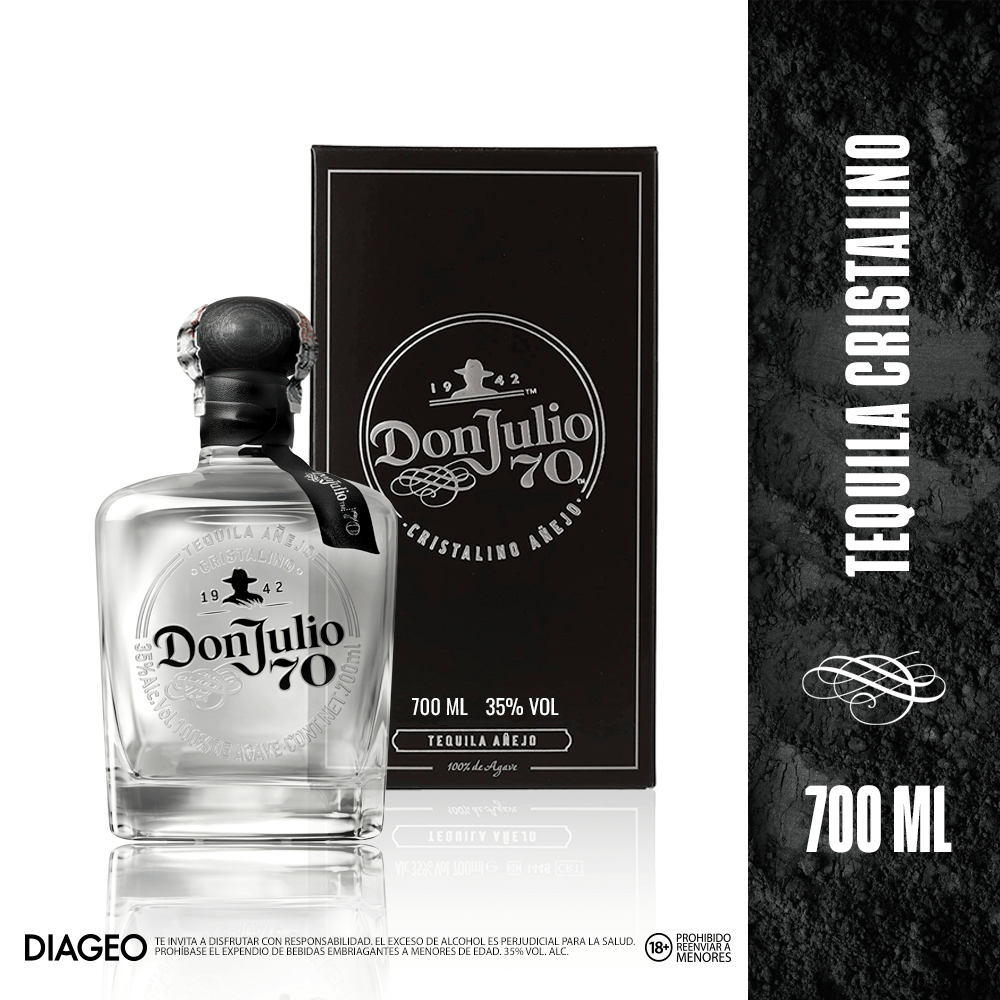 Tequila Don Julio 70 Cristalino Añejo - 2
