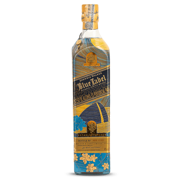 Whisky Johnnie Walker Blue Label Aguas Vida Blended 750 ml - 1