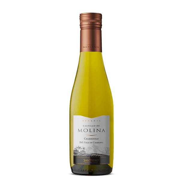 Vino Blanco Castillo De Molina Reserva Chardonnay Media Botella - 1