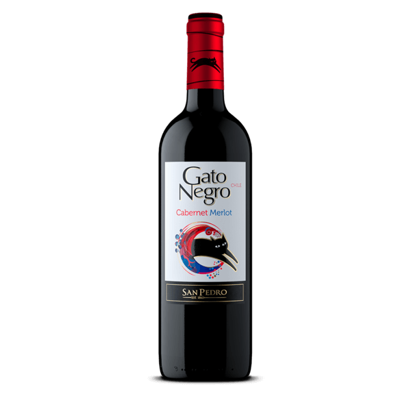 Vino Tinto Gato Negro  Varietal Cabernet Merlot - 1