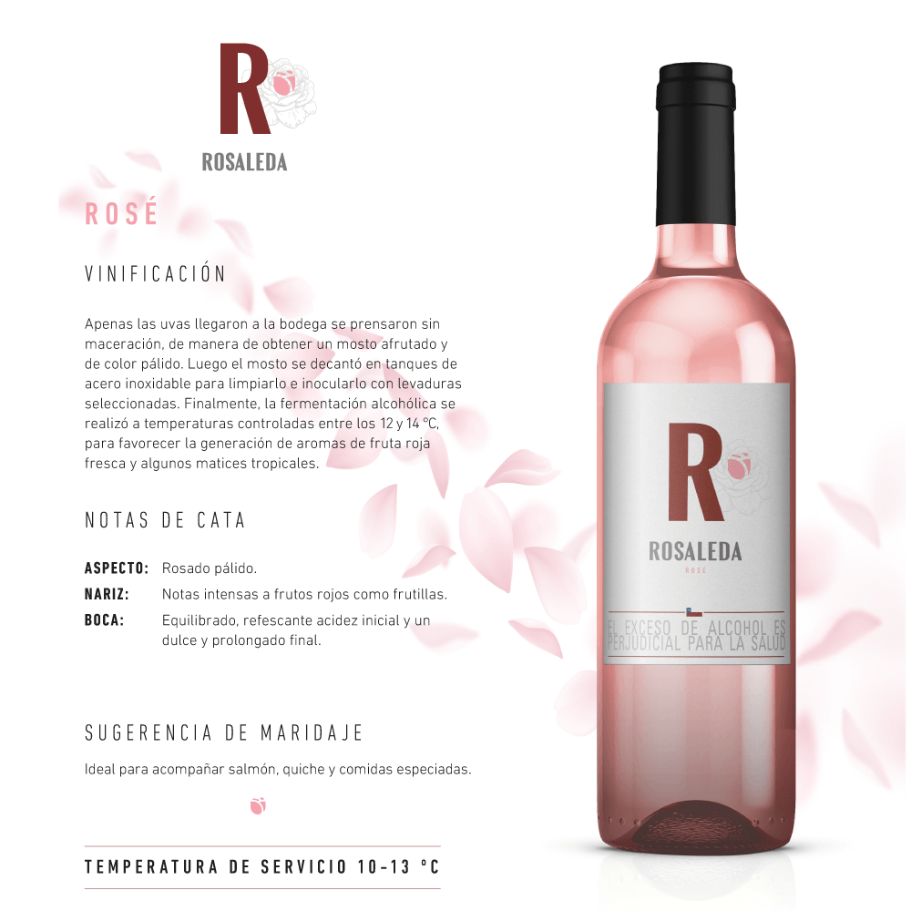 Vino Rosado Rosaleda - 3