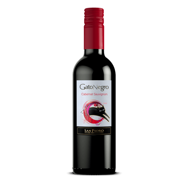 Vino Tinto Gato Negro Varietal Cabernet Sauvignon Media botella - 1