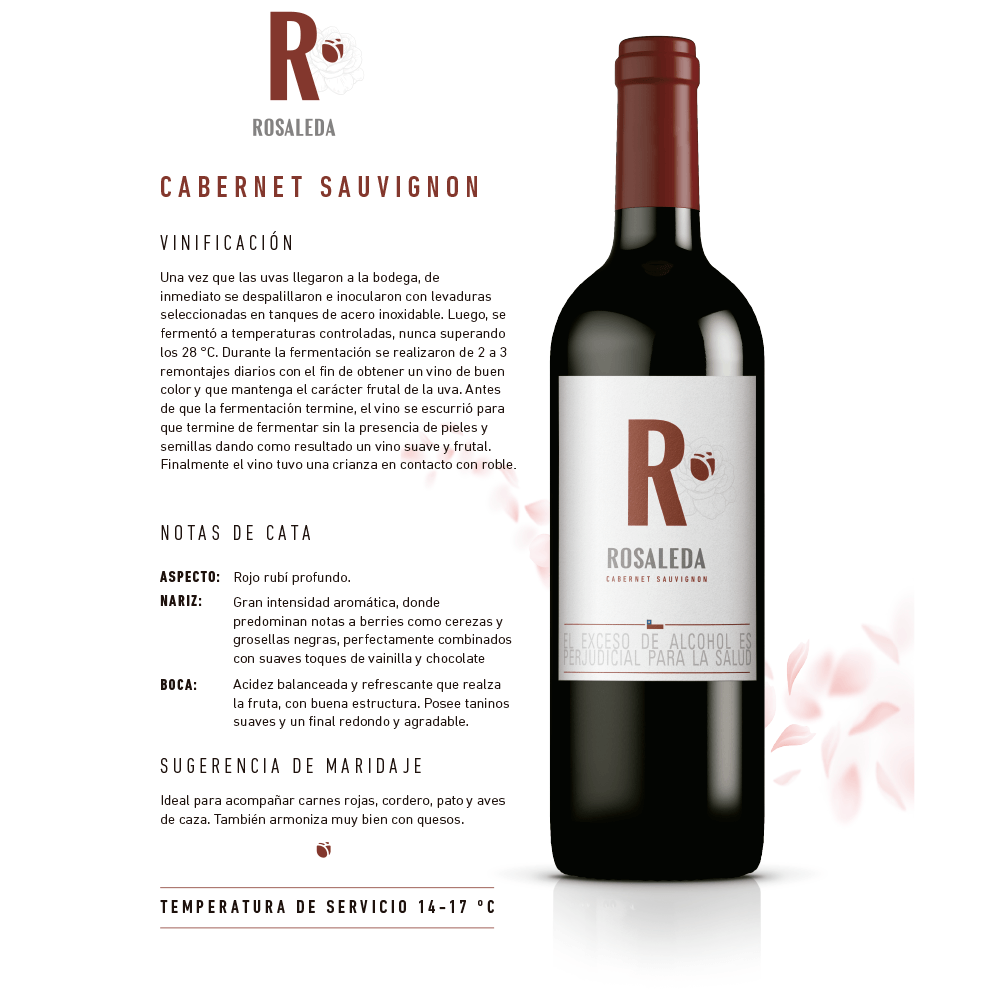 Vino Tinto Rosaleda Cabernet Sauvignon - 3