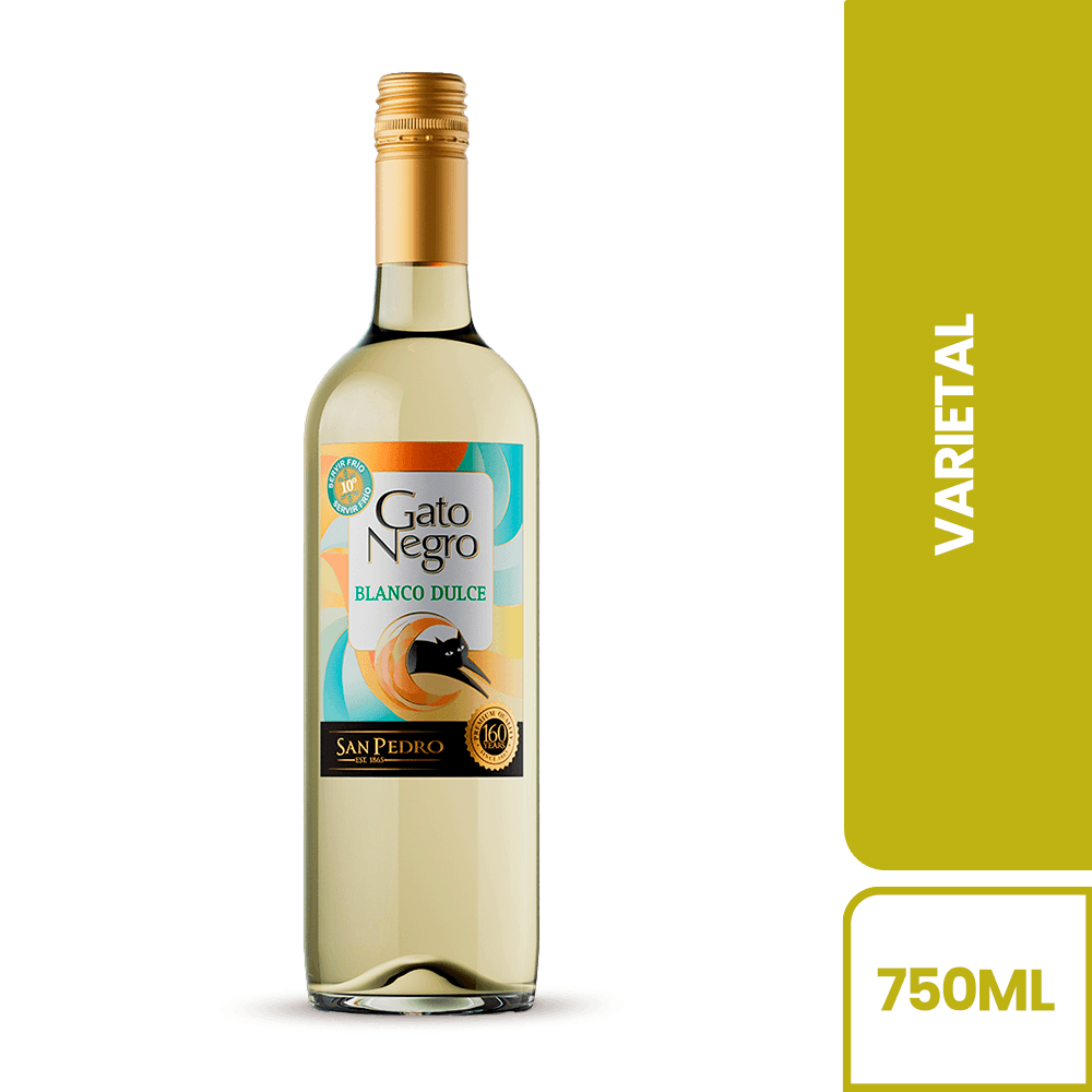 Vino Gato Negro Blanco Dulce - 2