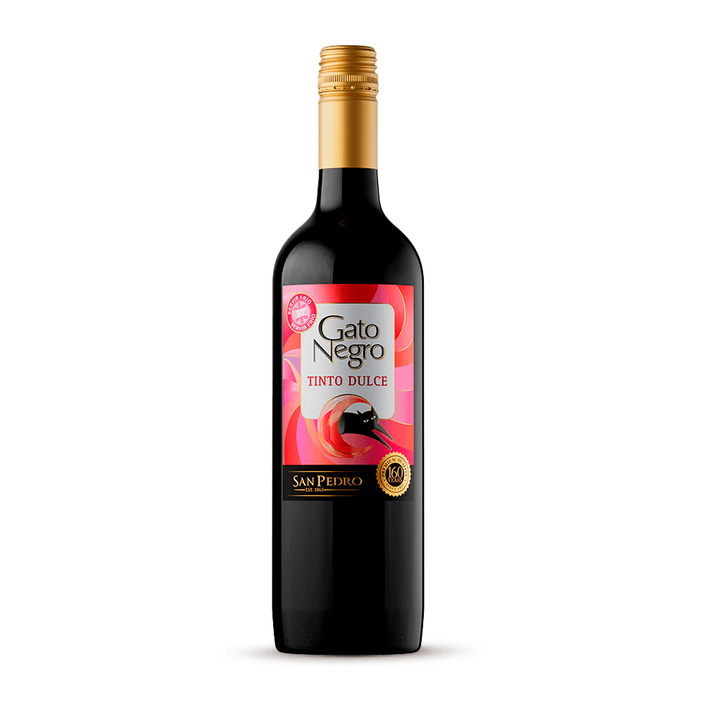 Vino Gato Negro Tinto Dulce - 1