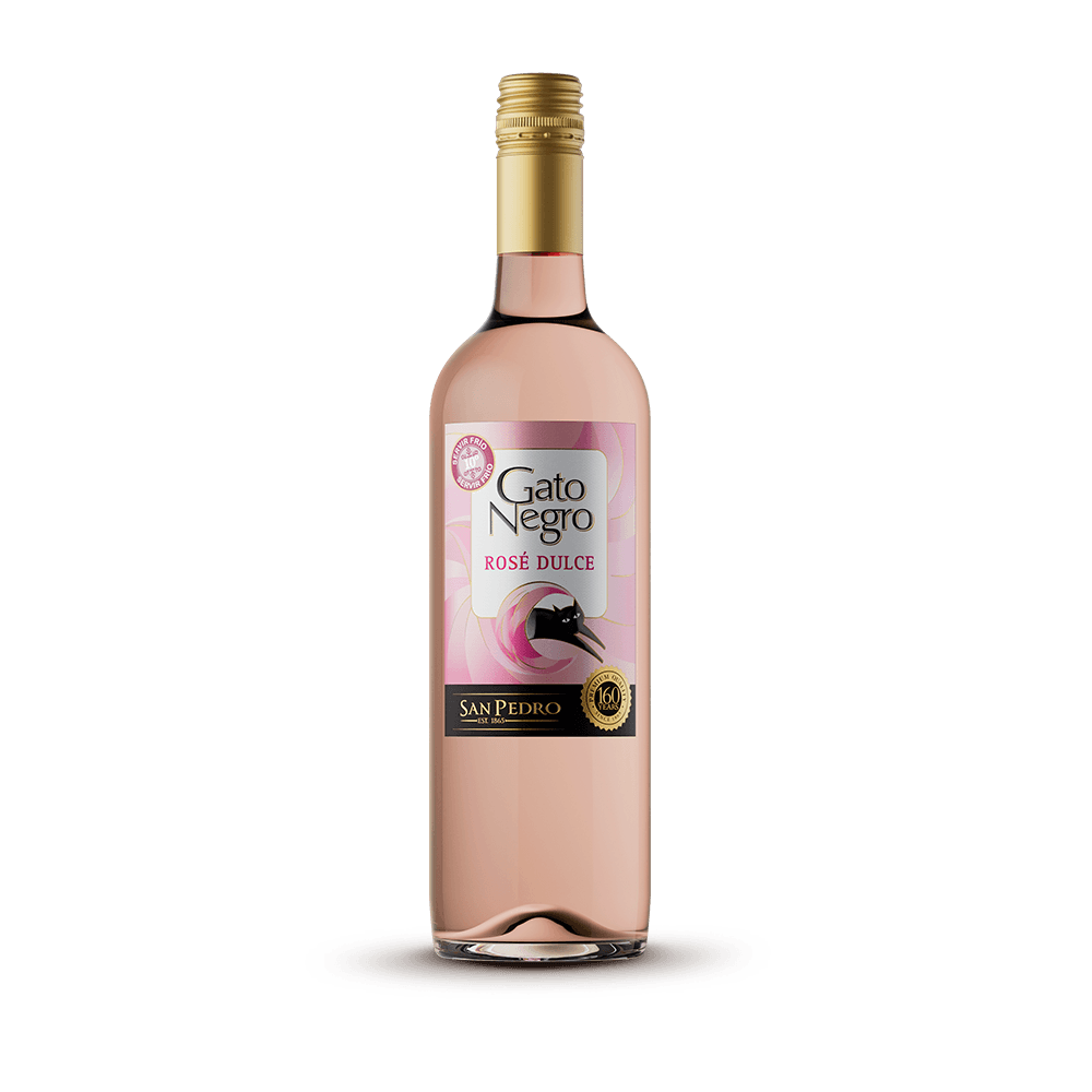 Vino Gato Negro Rosado Dulce - 1
