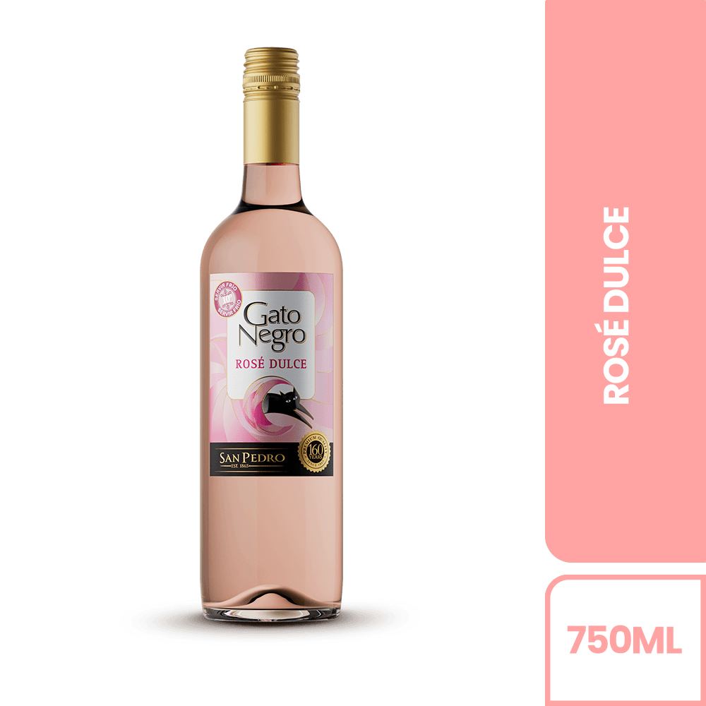 Vino Gato Negro Rosado Dulce - 2
