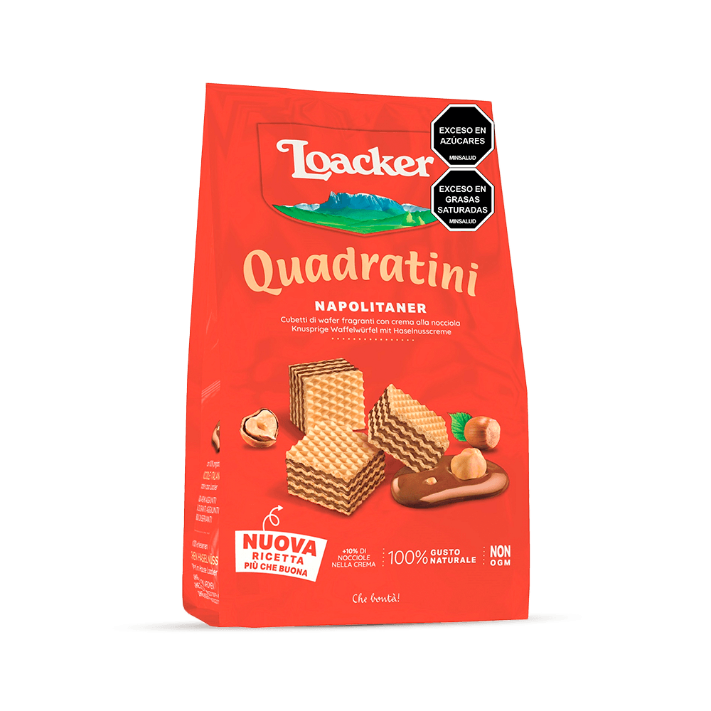 Galleta Loacker Quadratini Napolitana 125gr - 1