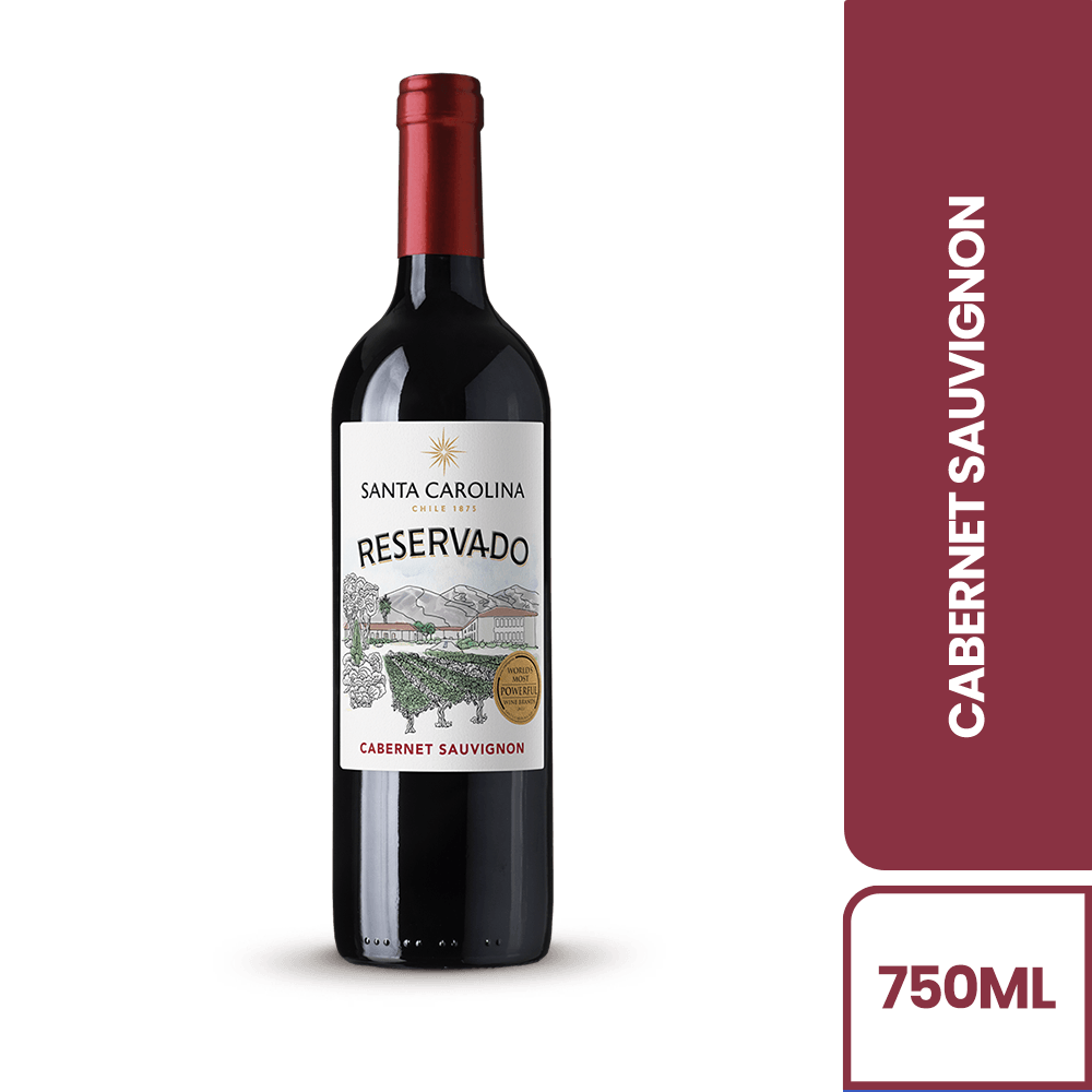 Vino Tinto Santa Carolina Cabernet Sauvignon Reservado - 2