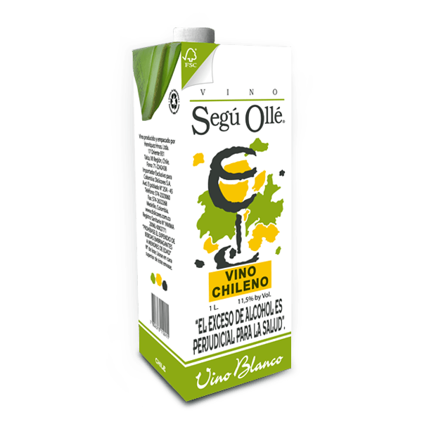 Vino Blanco Segú Ollé Tetra Pack Variedad Uvas - 1