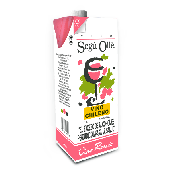 Vino Rosado Segú Ollé Tetra Pack Variedad De Uvas - 1