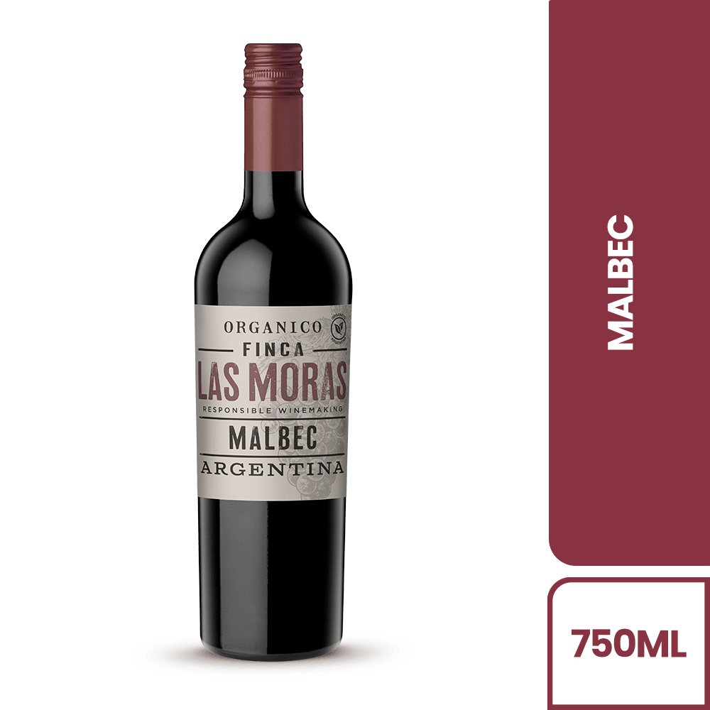 Vino Tinto Las Moras Orgánico Malbec - 2