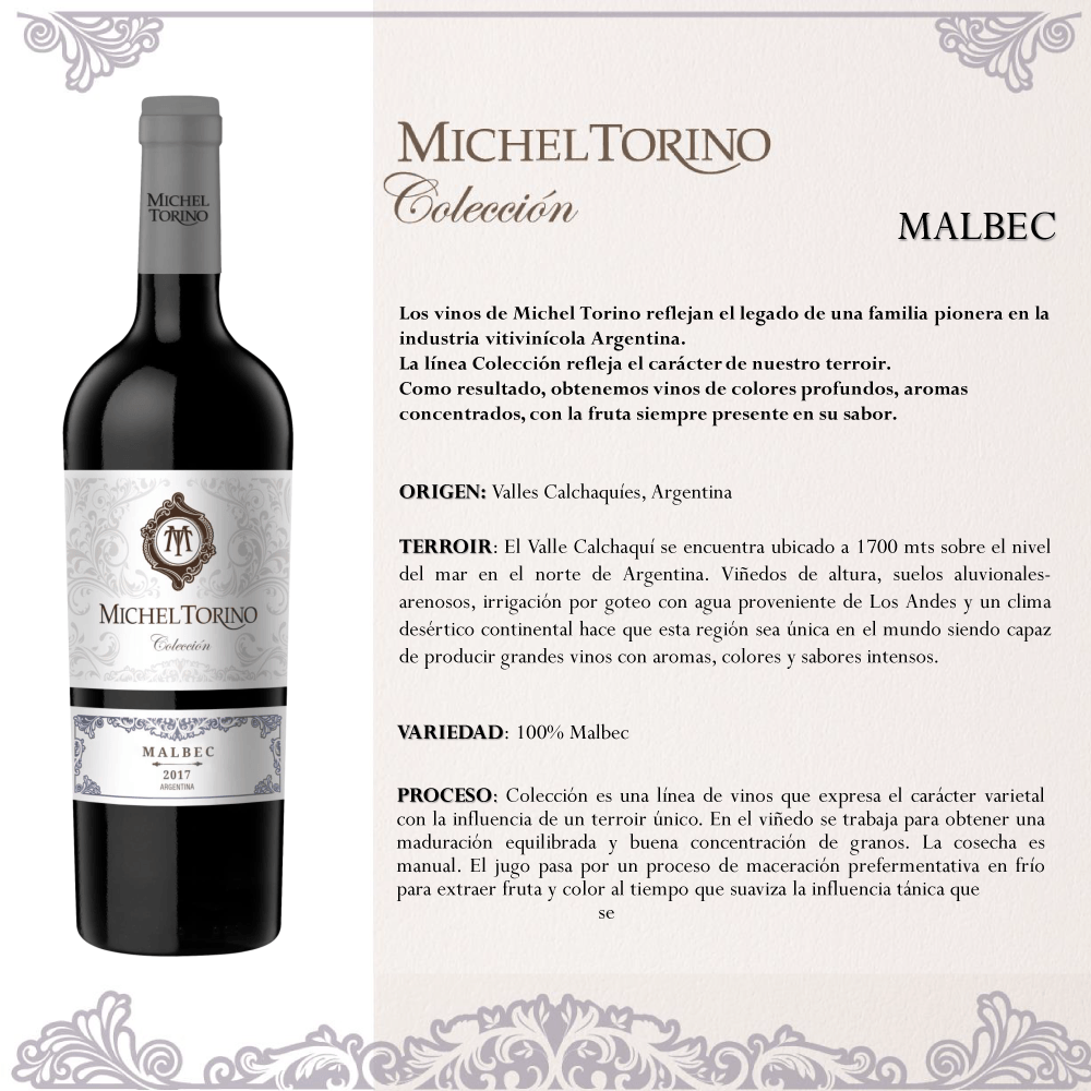 Vino Tinto Michel Torino Malbec - 3