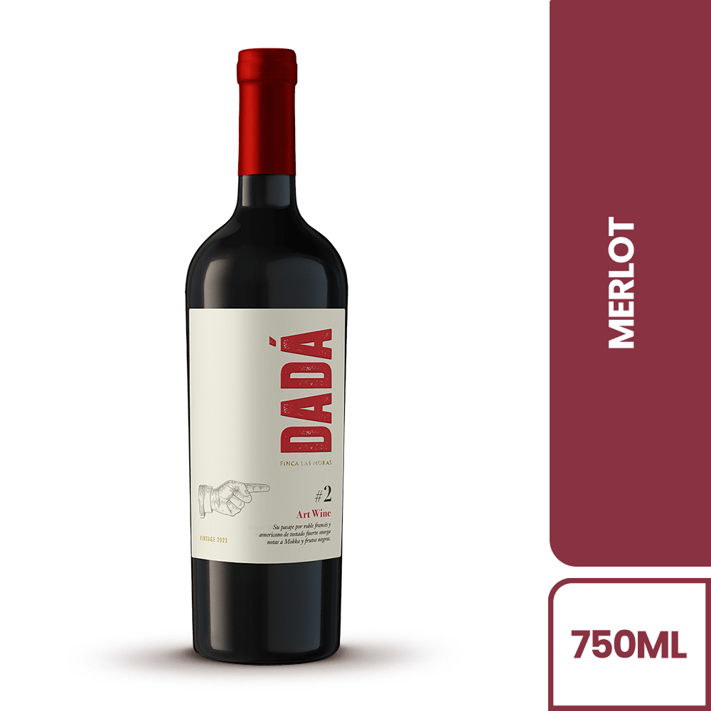 Vino Tinto Dadá 2 Merlot - 2