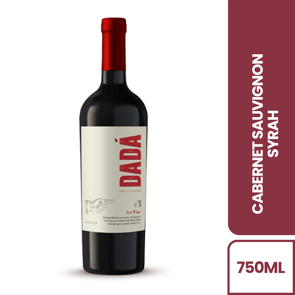 Vino Tinto Dadá 3 Cabernet Sauvignon Syrah - 2
