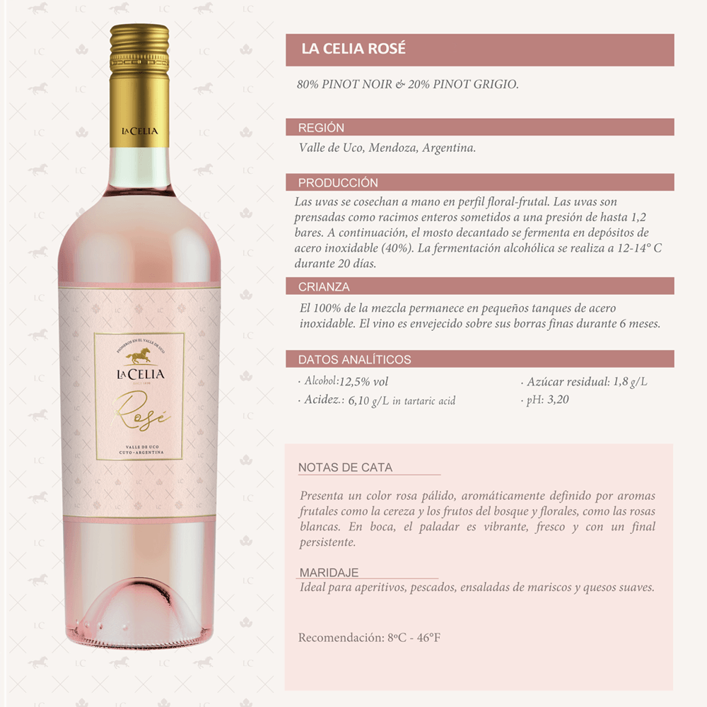 Vino La Celia rosado - 3