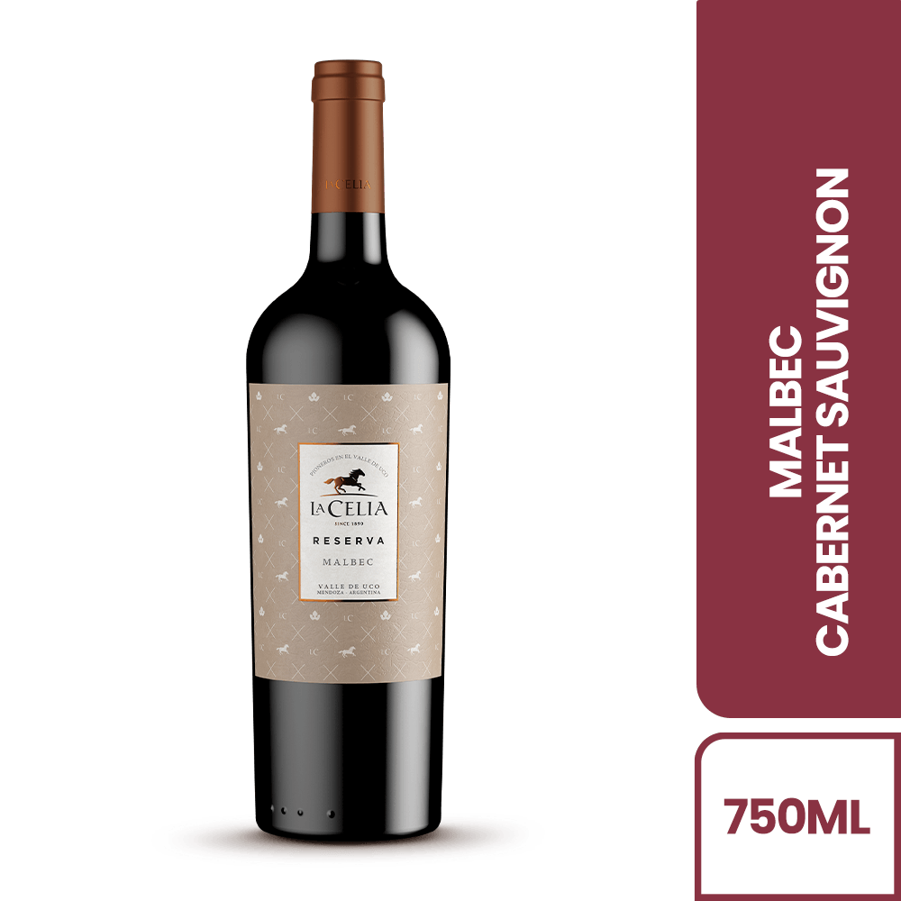 Vino Tinto La Celia Reserva Malbec - 2