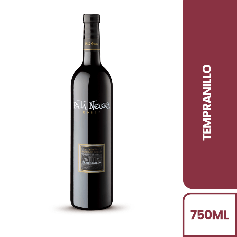 Vino Tinto Pata Negra Roble Tempranillo - 2