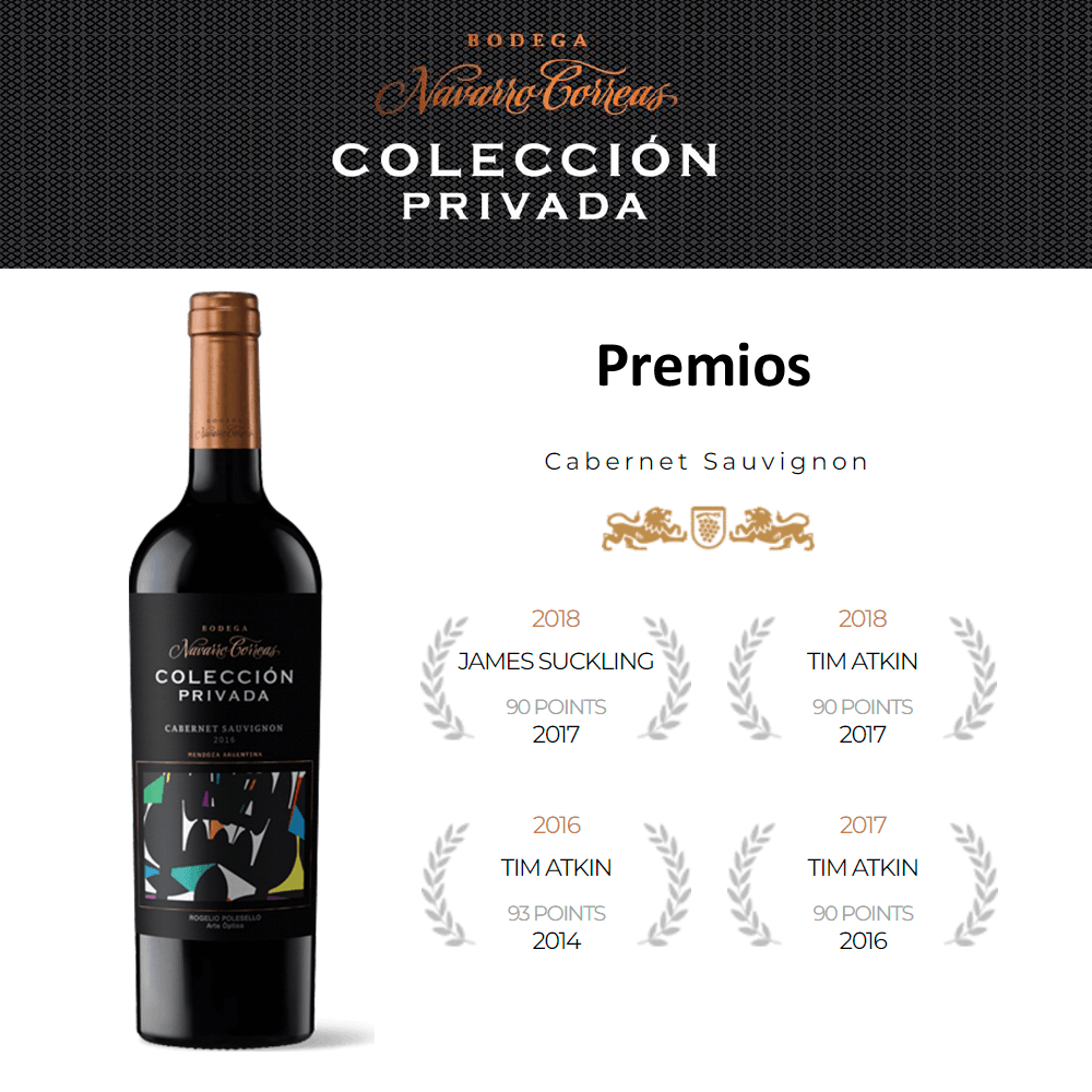 Vino Tinto Navarro Correas Colección Privada Cabernet Sauvignon - 3