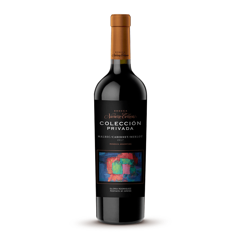 Vino Tinto Navarro Correas Colección Privada Blend Malbec Cabernet Sauvignon Merlot - 1