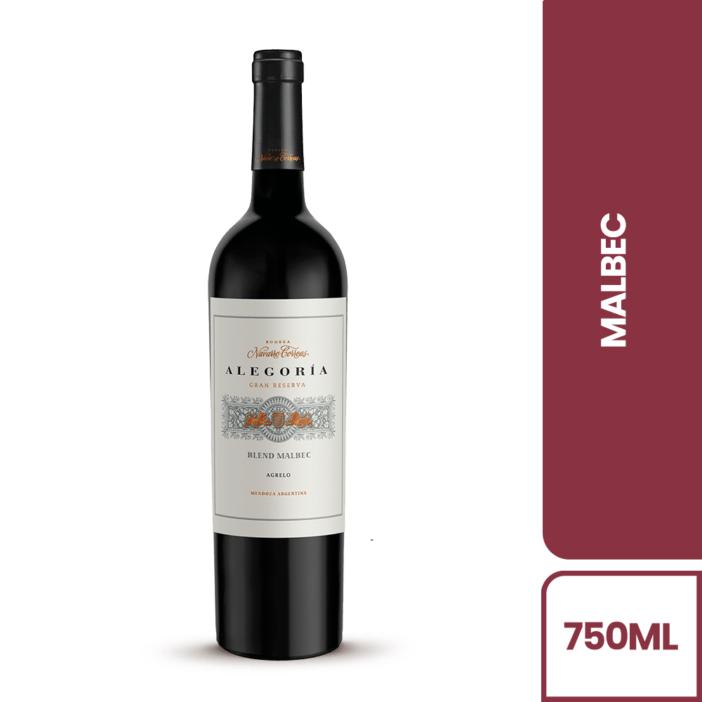 Vino Tinto Alegoria Navarro Gran Reserva Malbec - 2