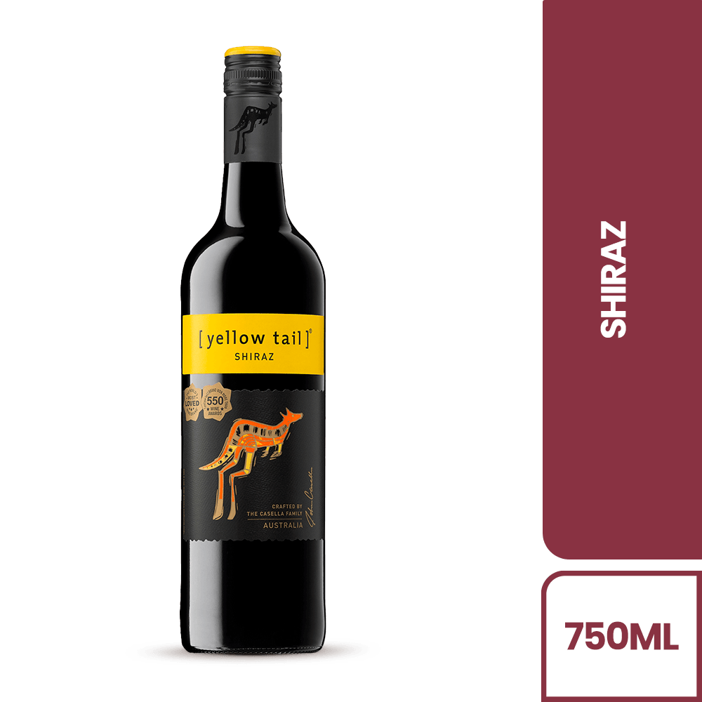 Vino Tinto Yellow Tail Shiraz - 2