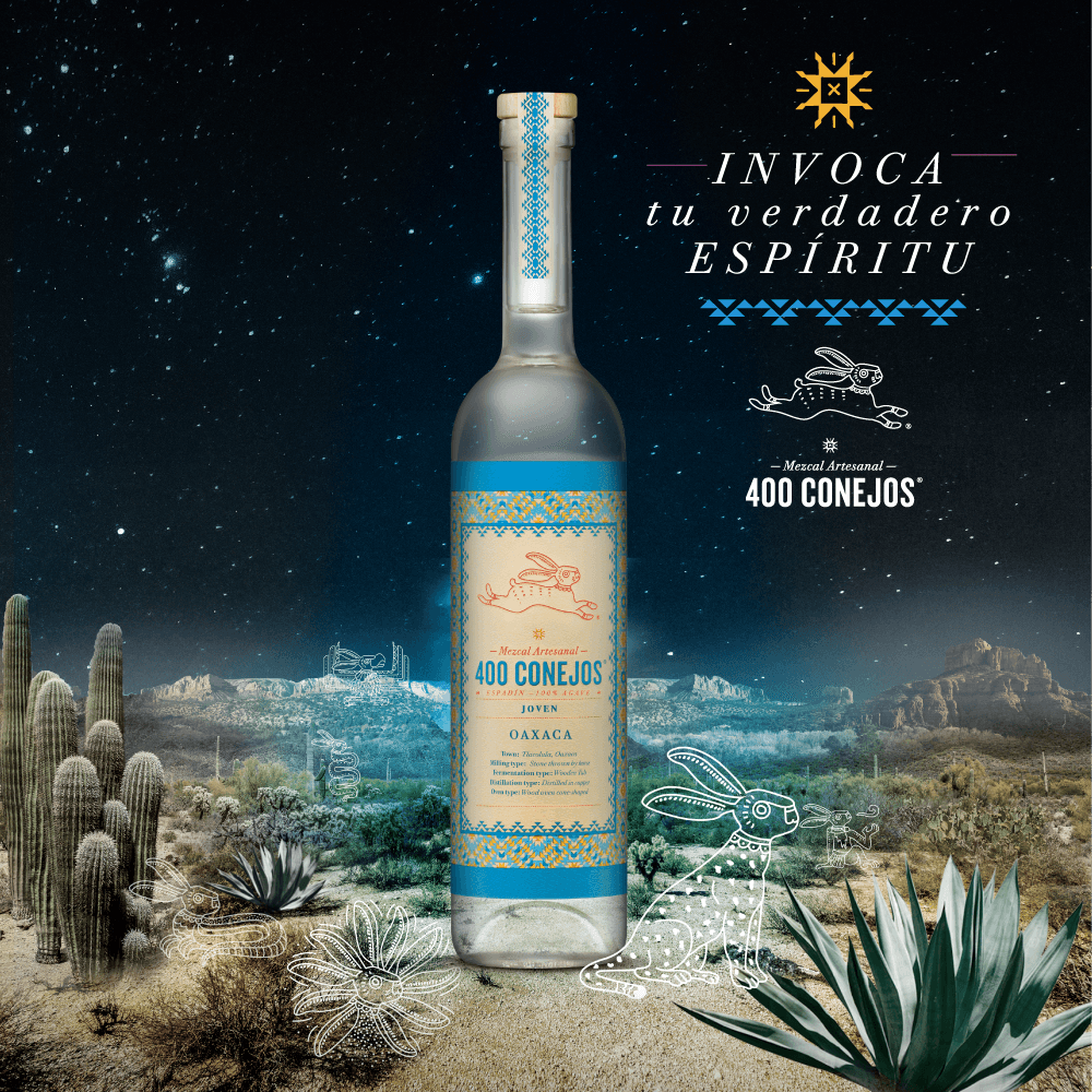 Mezcal 400 Conejos Joven Spadin - 3