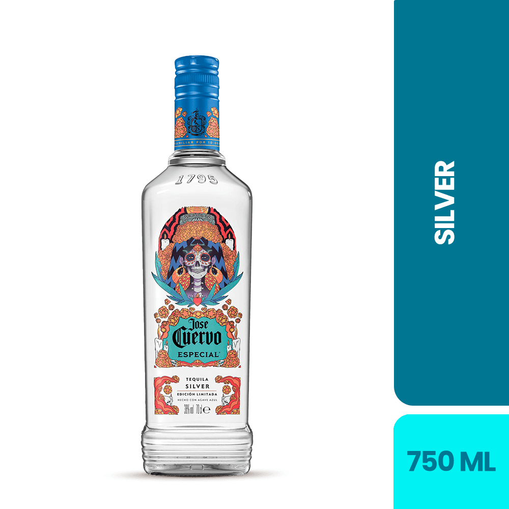 Tequila Jose Cuervo Especial Silver Calavera - 2