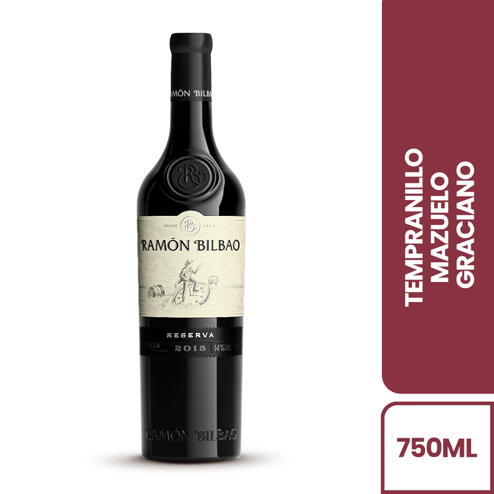 Vino Tinto Ramón Bilbao Reserva Tempranillo Graciano Mazuelo - 2