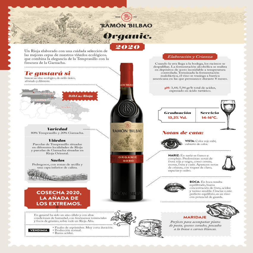 Vino Tinto Ramón Bilbao Orgánico - 3