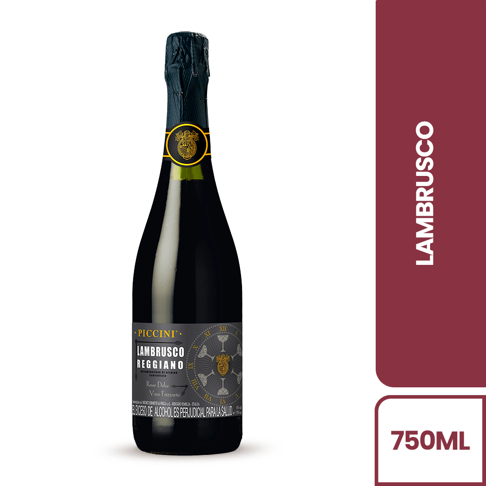 Vino Tinto Espumoso Piccini Regno Lambrusco - 2