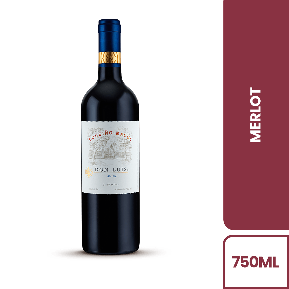 Vino Tinto Cousiño Macul Don Luis Merlot - 2
