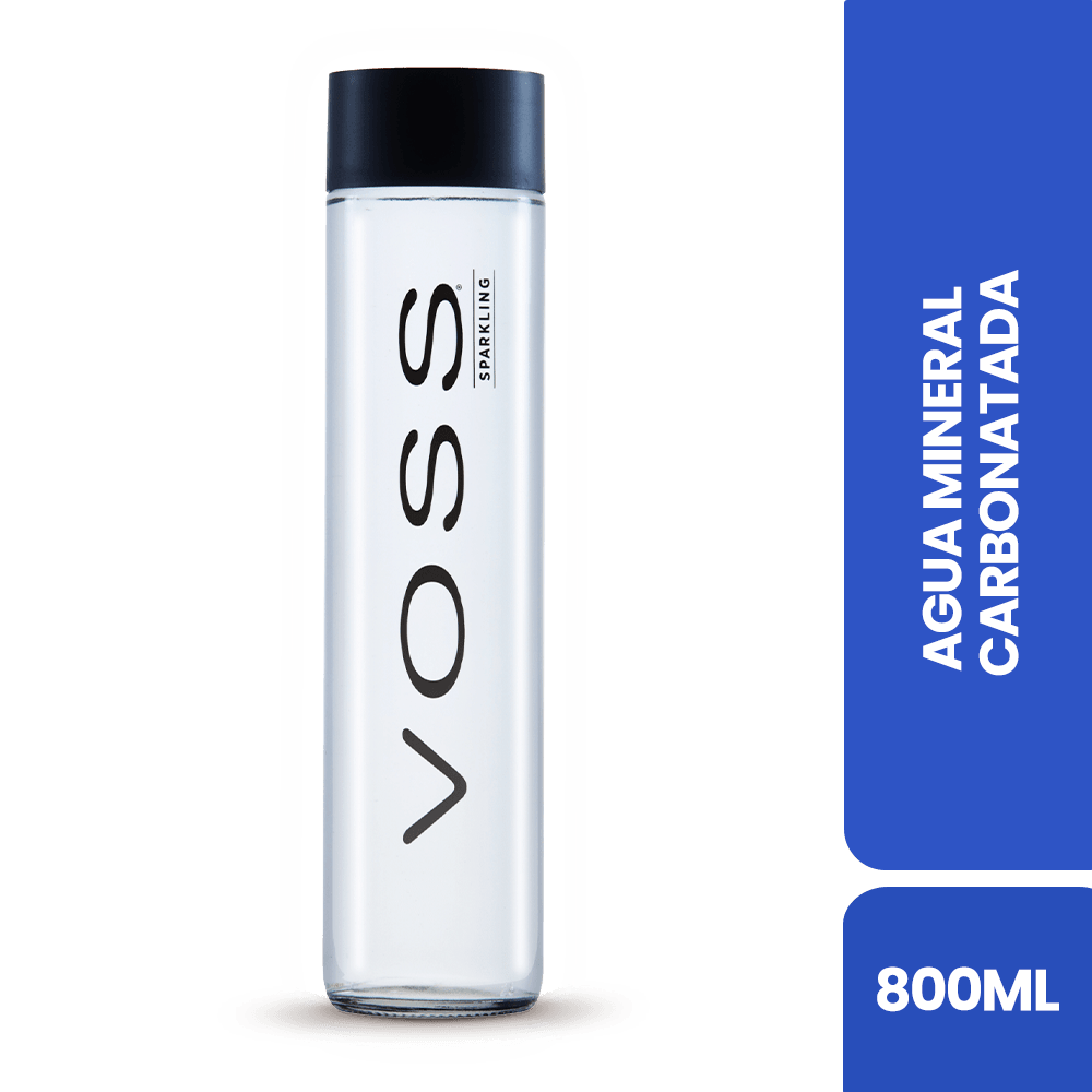 Agua Mineral Carbonada Vidrio Voss - 2