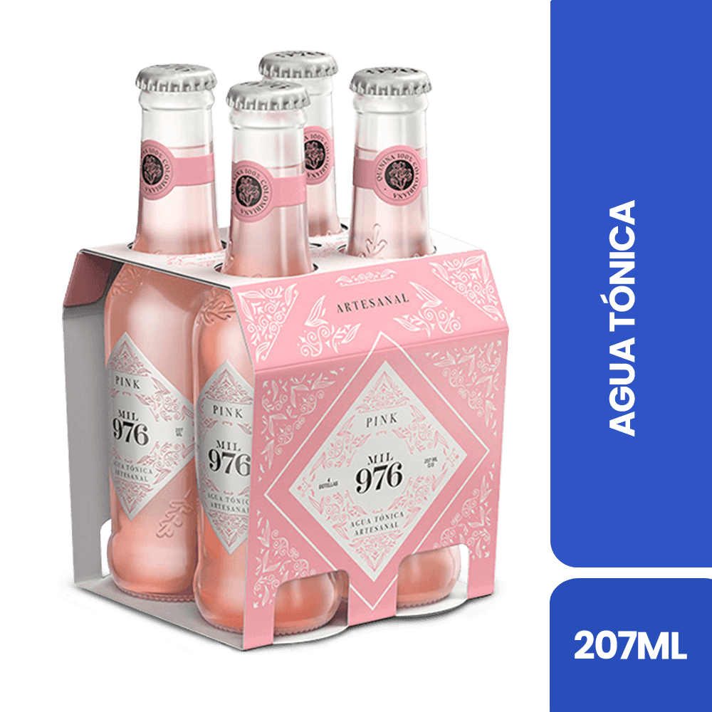 Agua Tónica Mil 976 Pink X4 - 3