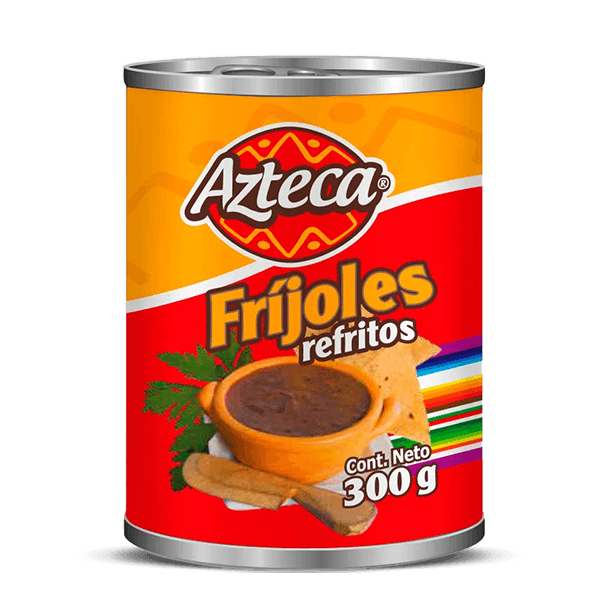 Frijol Azteca Refrito Lata 300gr - 1