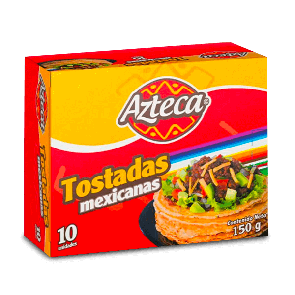Tostadas Azteca Caja X10 Unidades 150gr - 1