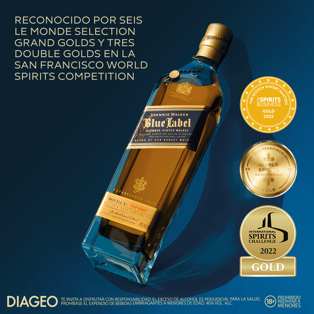 Whisky Johnnie Walker Blue Label Escocés - 3
