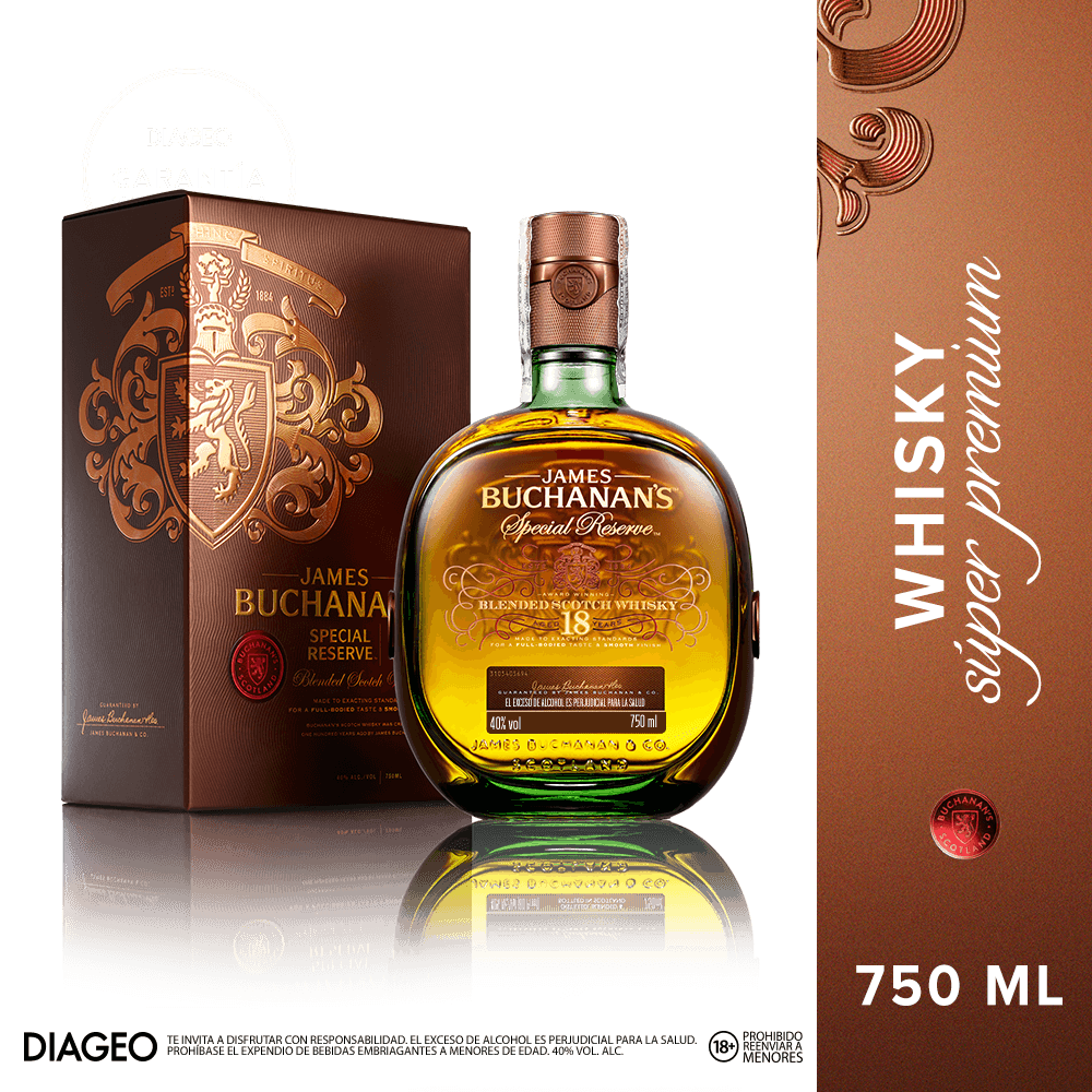 Whisky Buchanans Special Reserve 18 Años Escocés - 2