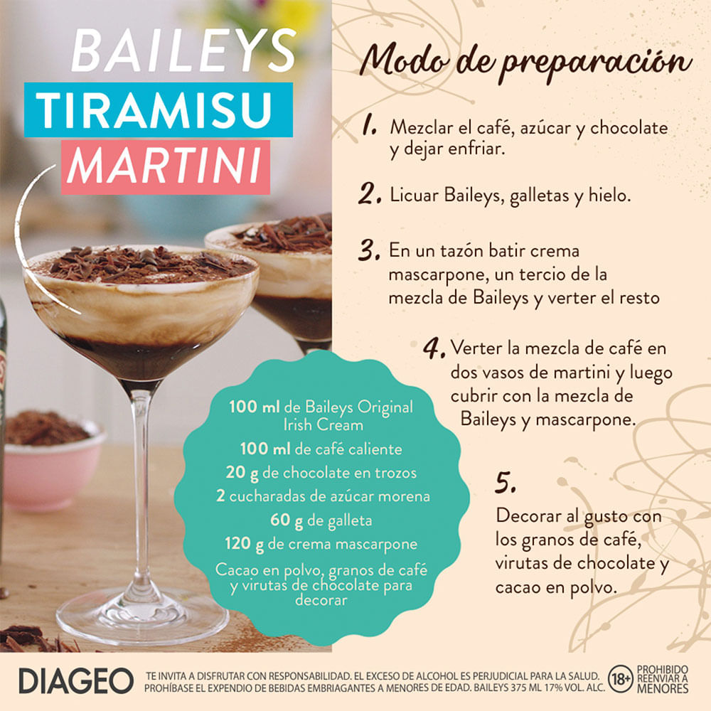 Crema De Whisky Baileys Original Media Botella Irlandesa - 4
