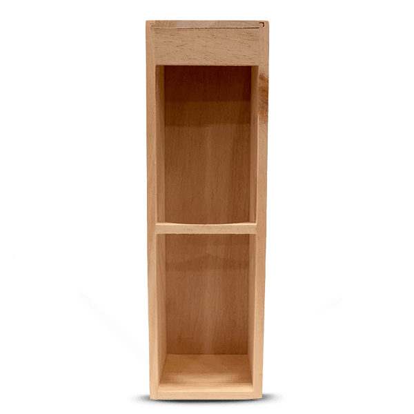 Caja de Pino para botella - 1